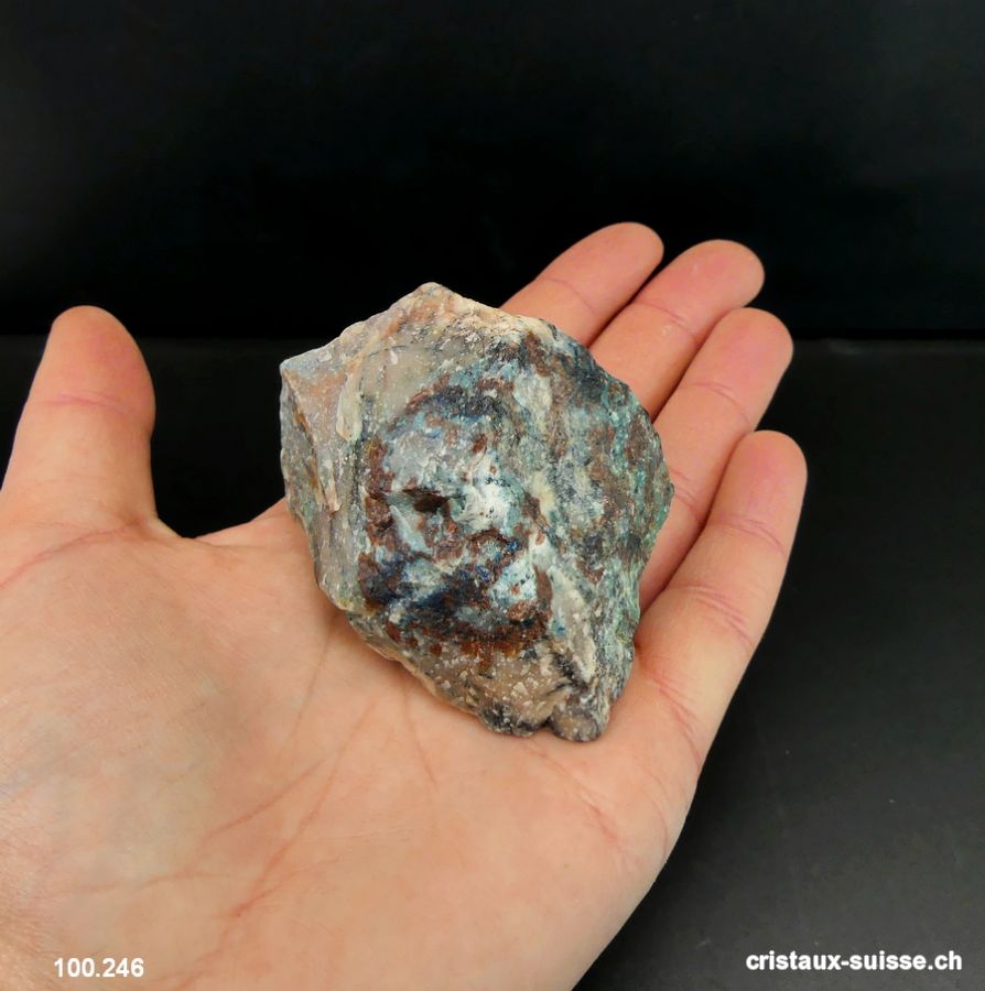 Shattuckite brute 6,4 cm. Pièce unique