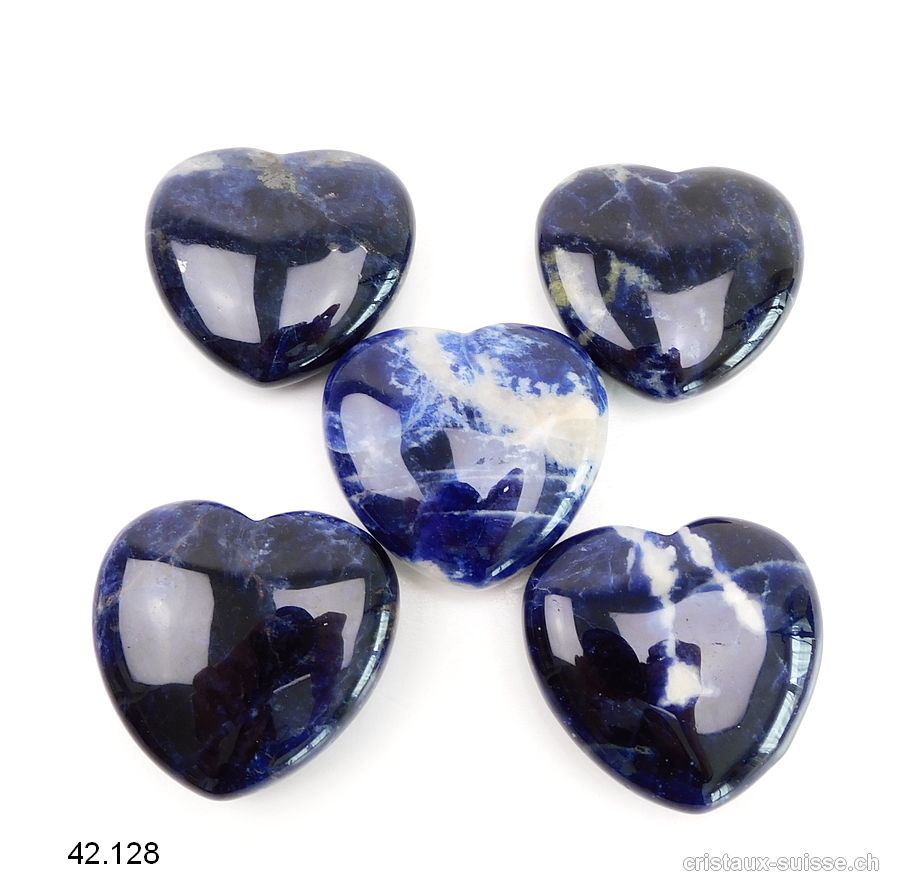 Coeur Sodalite 4,2 x 4 x 1,5 cm