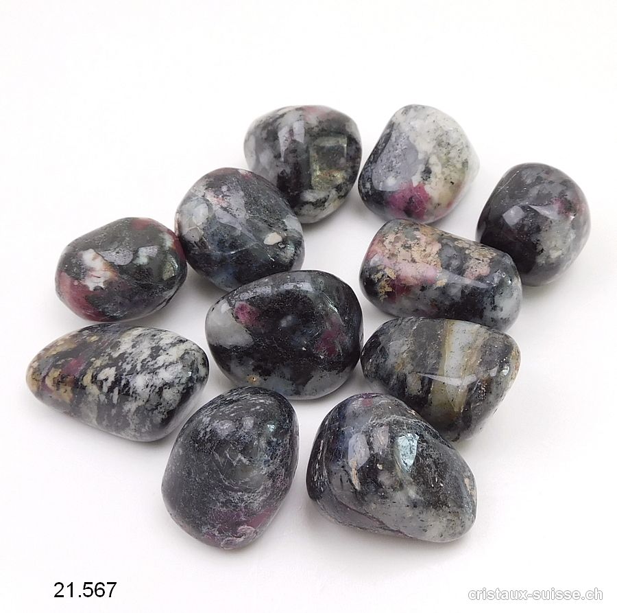 Eudialyte 2 - 3 cm / 14 à 18 grammes. Taille L. Qualité B, Offre Spéciale