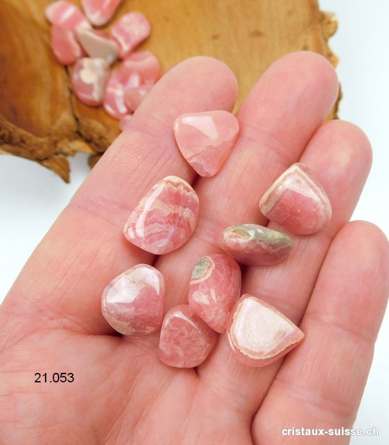 Rhodochrosite d'Argentine 1 à 2 cm / 1 à 2 grammes. Taille XS