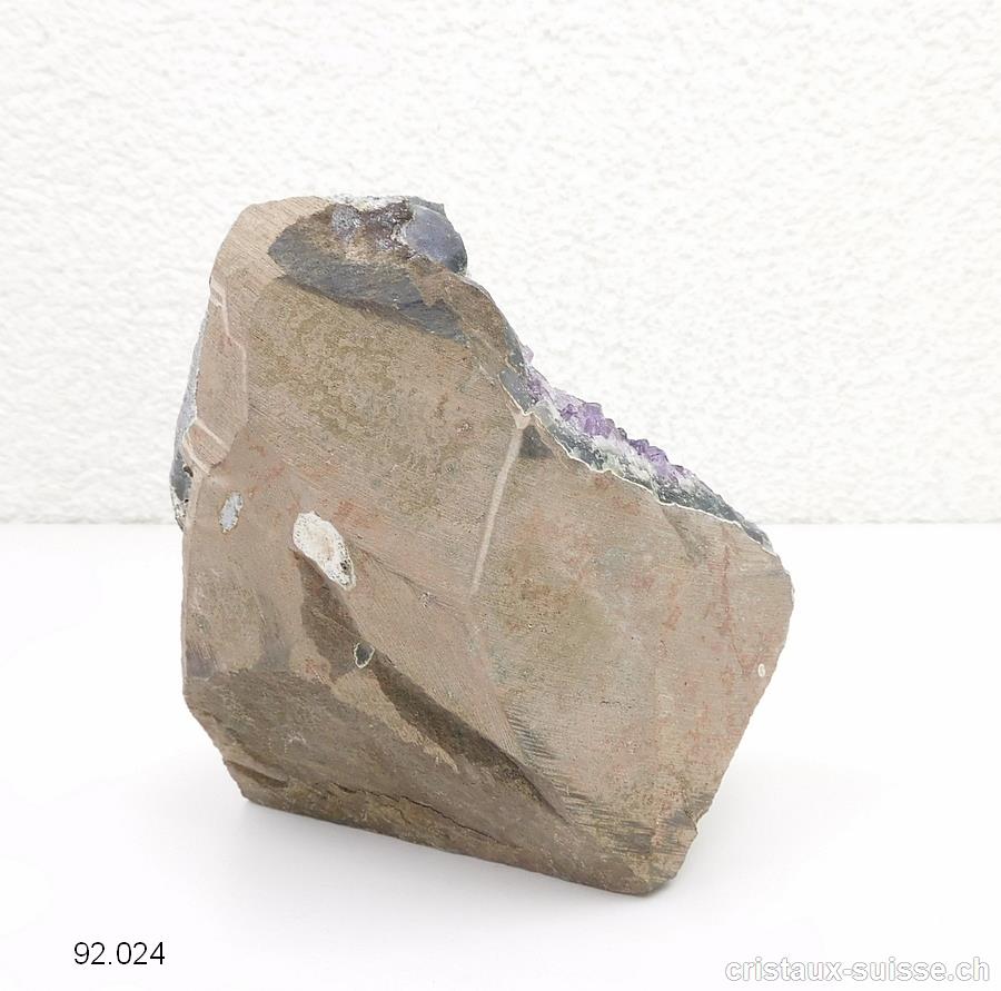 Améthyste du Brésil, druse 11,5 cm. P. unique 791 grammes