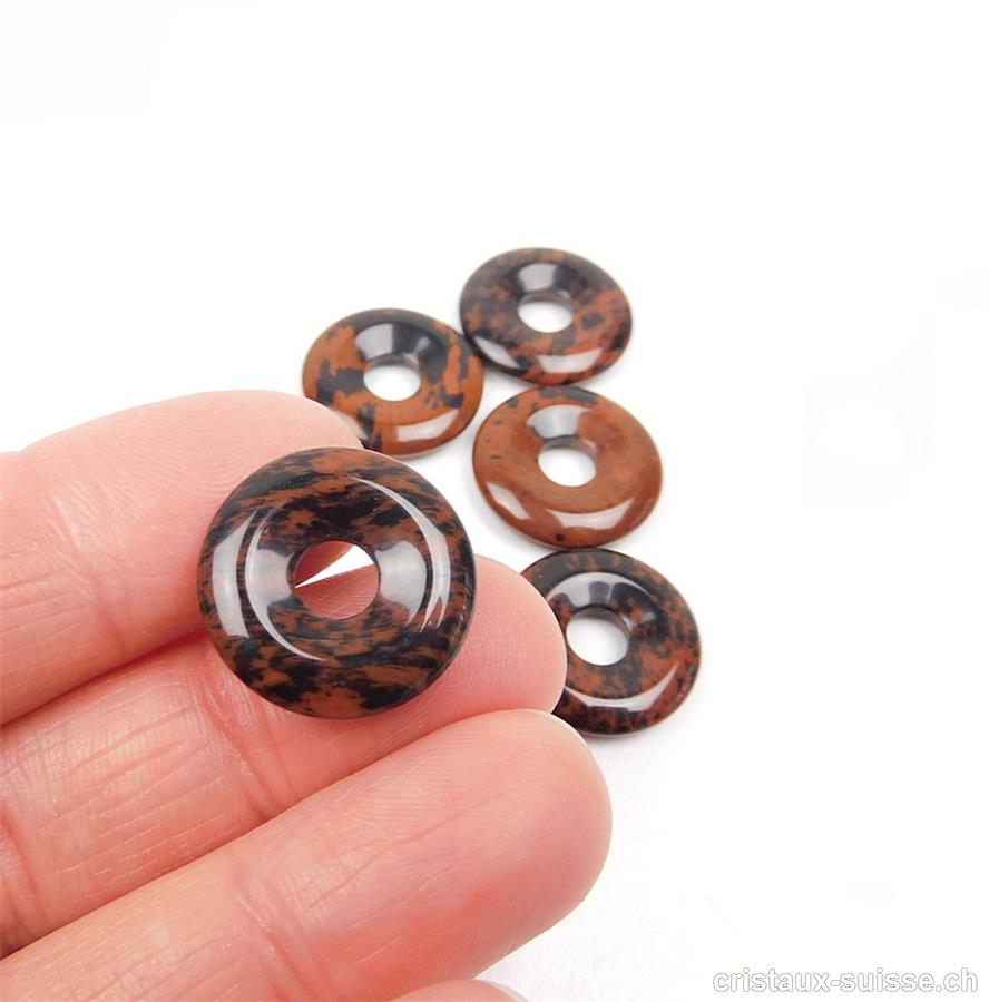Obsidienne acajou Donut 1,7-1,8 cm