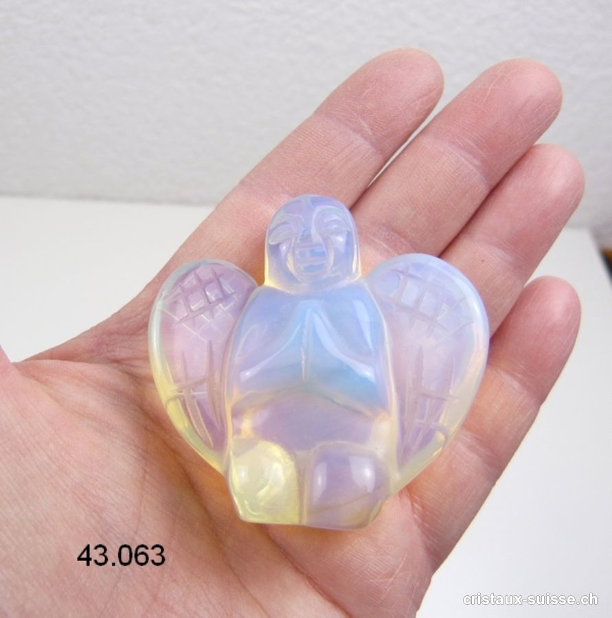 Ange Opaline - Opalite 5 x 5 x 2 cm. Ange à genoux