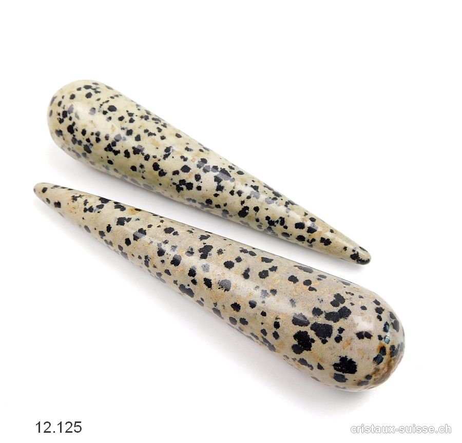 Bâton Jaspe Dalmatien 9 - 9,5 cm