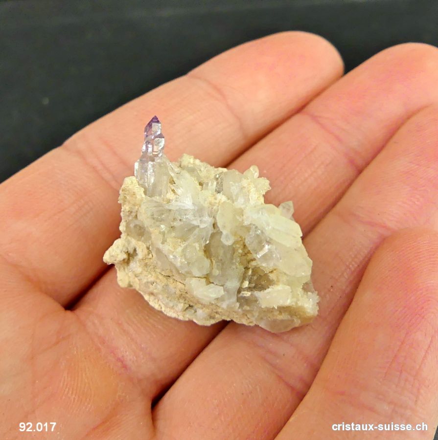 Quartz Améthyste Sceptre du Pérou. Pièce unique