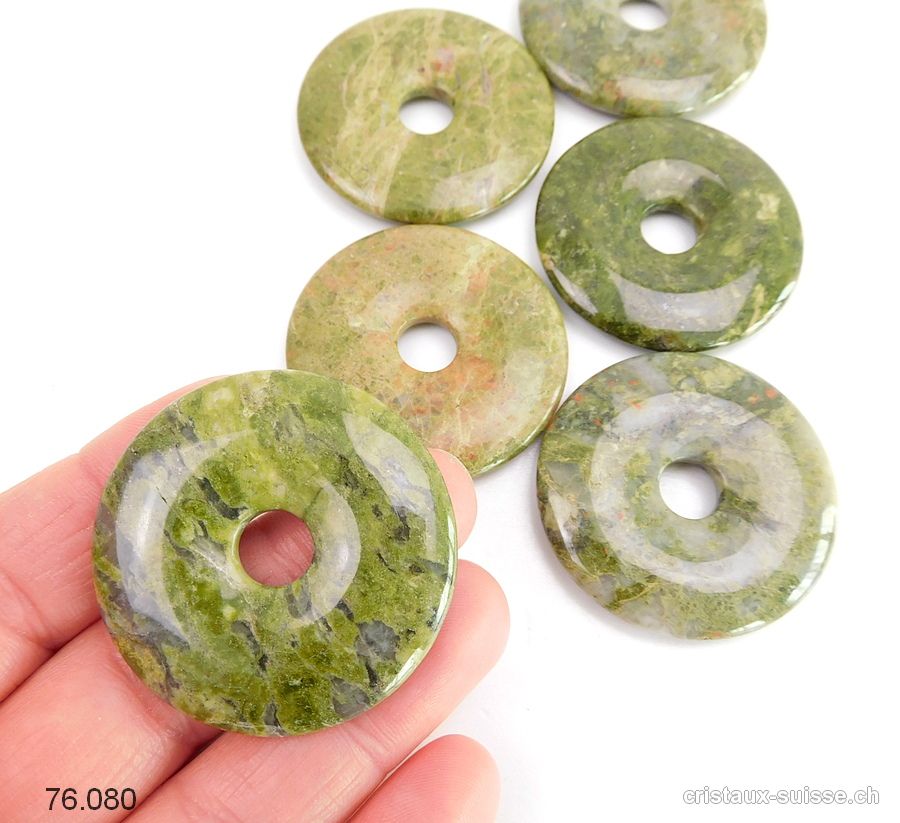 Epidote - Unakite, Donut 4 cm