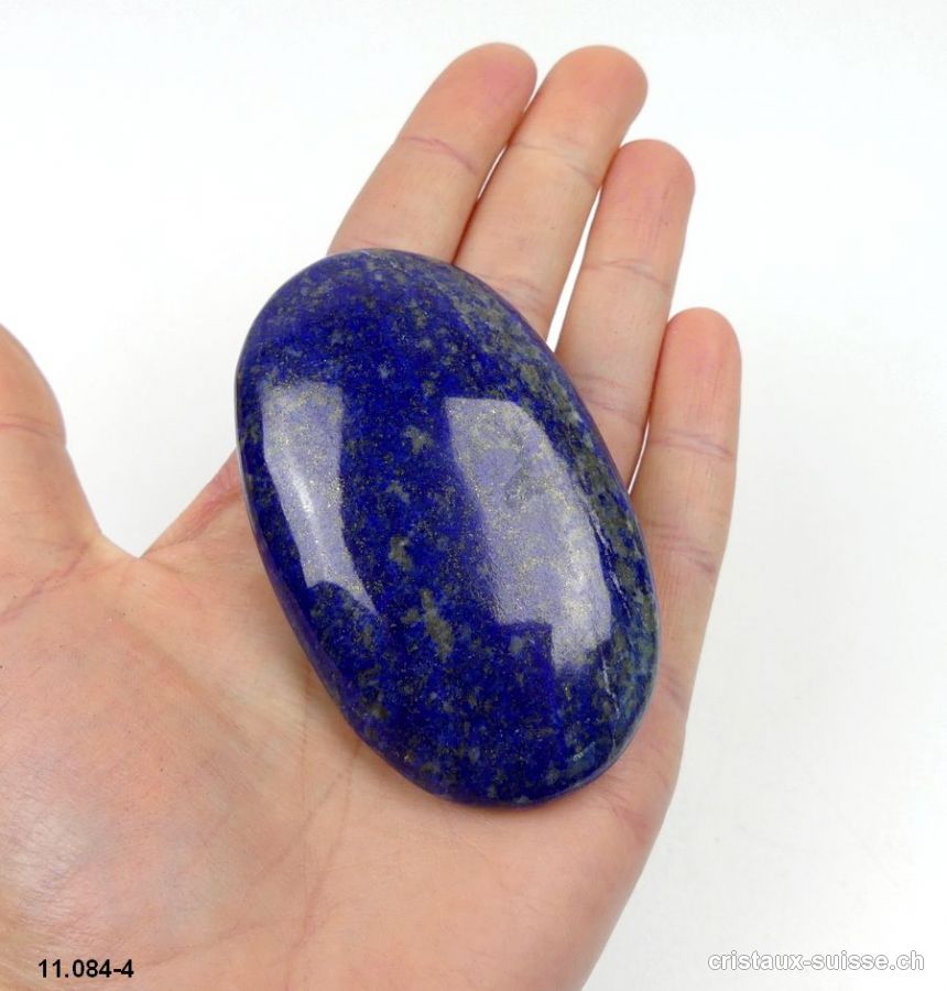 Lapis-Lazuli d'Afghanistan, galet 7,8 x 4,8 x 2 cm. Pièce unique
