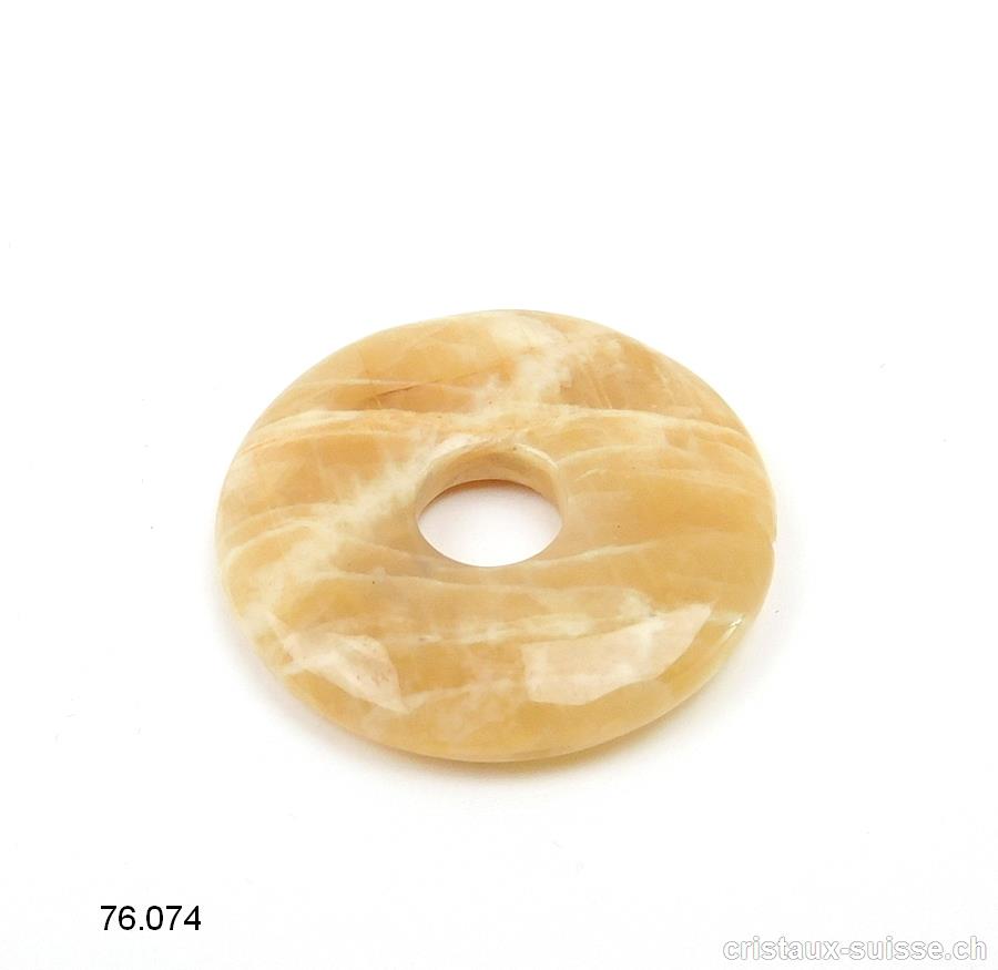 Pierre de Lune beige, Donut 3 cm. OFFRE SPECIALE