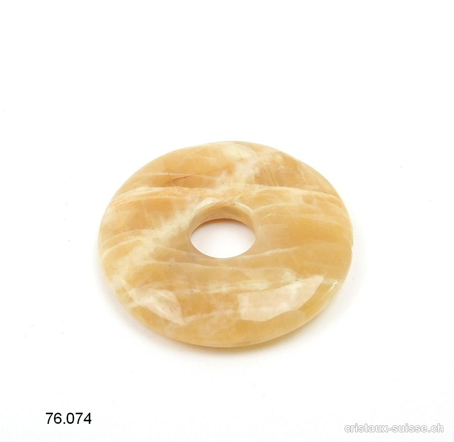 Pierre de Lune beige, Donut 3 cm. OFFRE SPECIALE