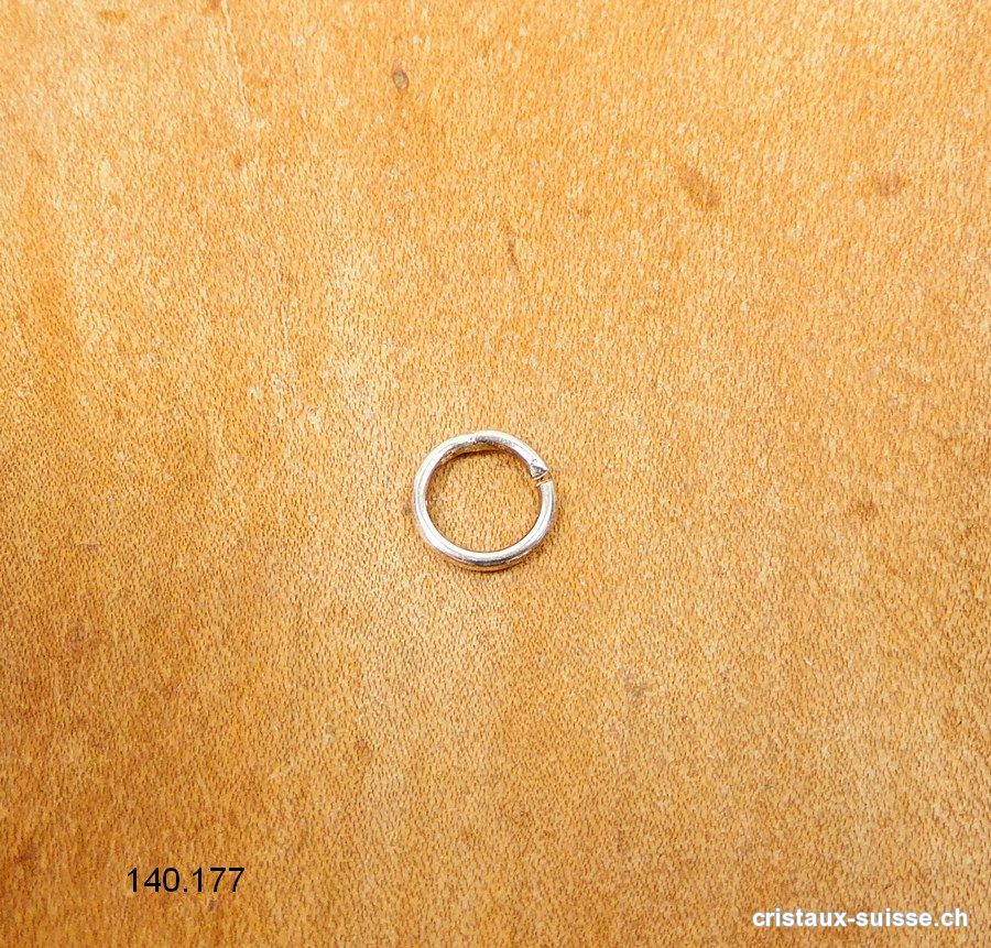 Anneau ouvert 6 mm x 0,8 mm en argent 925
