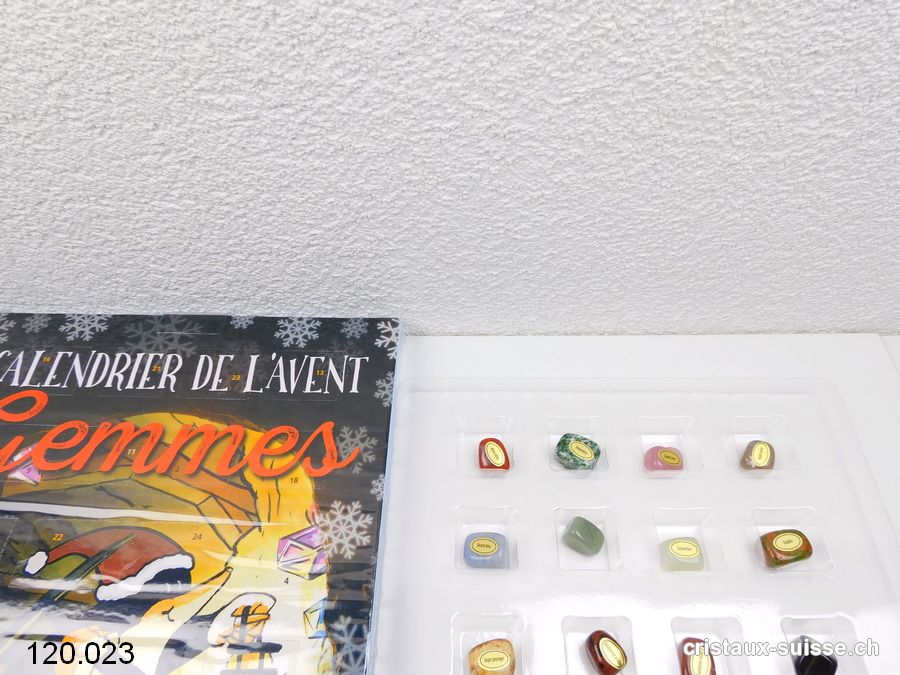 1 Calendrier de l'Avent avec Pierres semi-précieuses