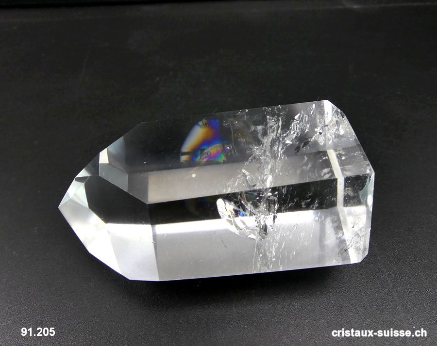 Cristal de roche A poli 7,7 cm. Pièce unique 206 grammes