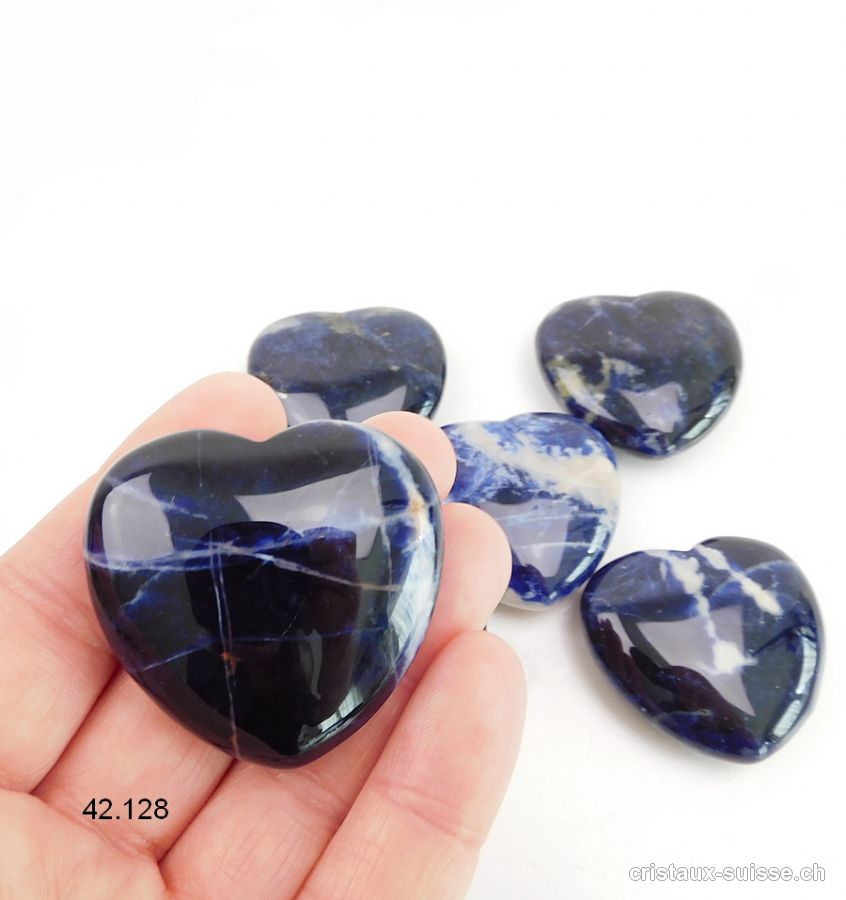 Coeur Sodalite 4,2 x 4 x 1,5 cm