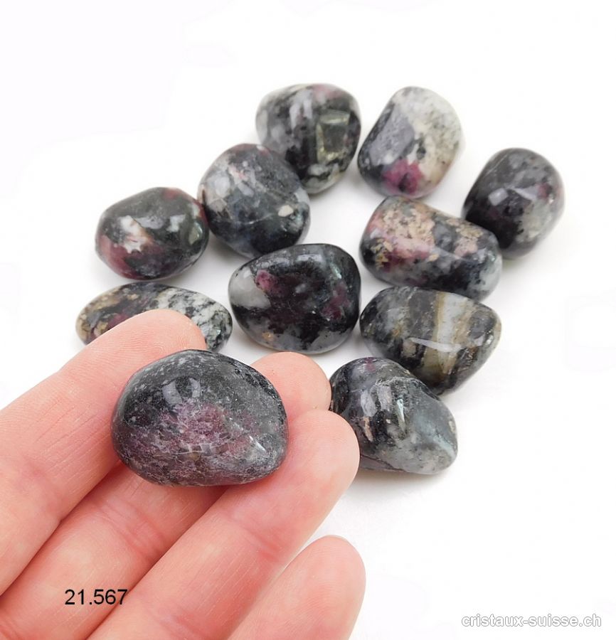 Eudialyte 2 - 3 cm / 14 à 18 grammes. Taille L. Qualité B, Offre Spéciale