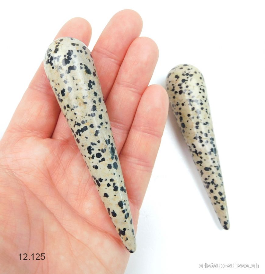 Bâton Jaspe Dalmatien 9 - 9,5 cm