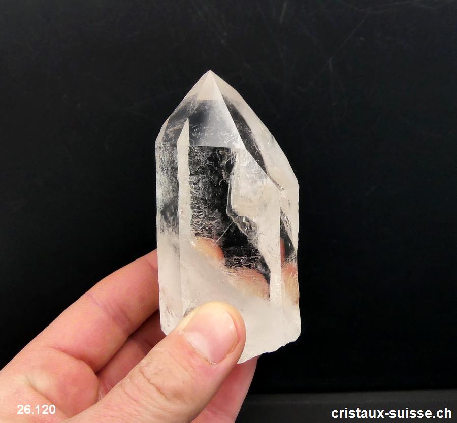 Cristal de roche pointe brute 7,8 cm. Pièce unique 144 grammes