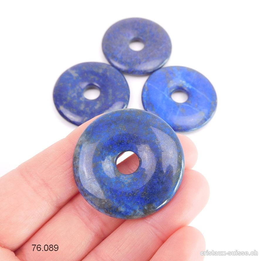 Lapis-lazuli, donut 3,5 cm. Offre Spéciale