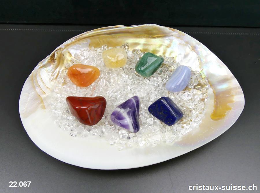 Combinaison Chakras 7 cristaux et Purification avec Lapis-lazuli