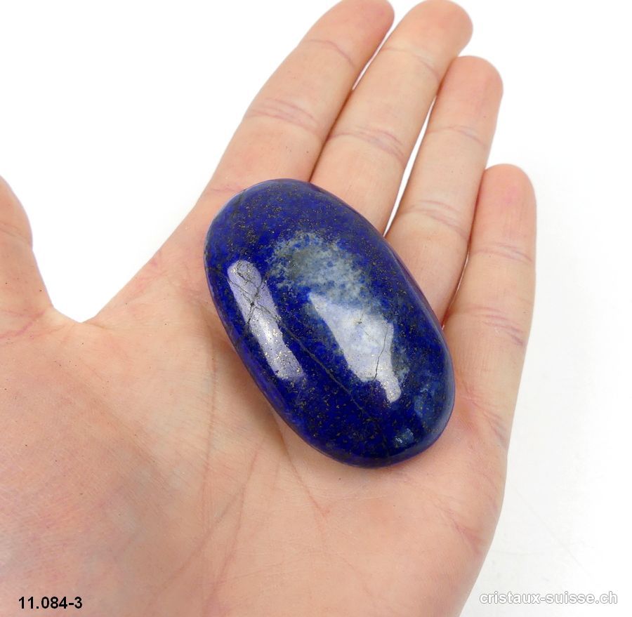 Lapis-Lazuli d'Afghanistan, galet 5,4 x 3,3 x 1,7 cm. Pièce unique