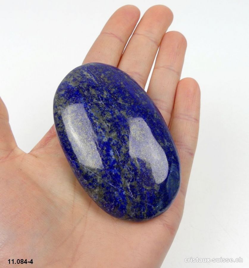 Lapis-Lazuli d'Afghanistan, galet 7,8 x 4,8 x 2 cm. Pièce unique