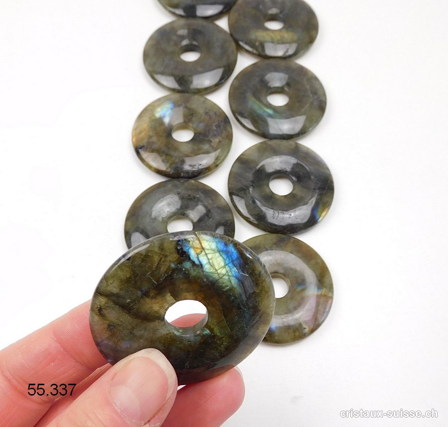 Labradorite, Donut 4,5 cm. OFFRE SPECIALE