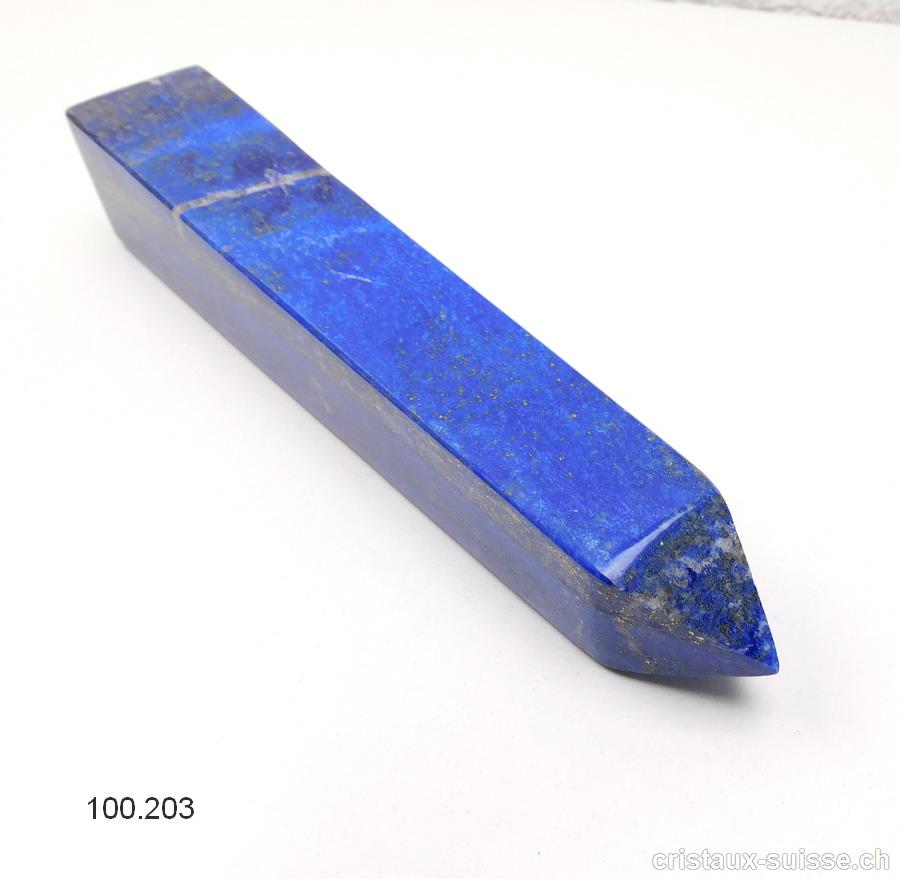 Lapis-Lazuli d'Afghanistan naturel, Obélisque 21,5 cm. Pièce unique 636 grammes