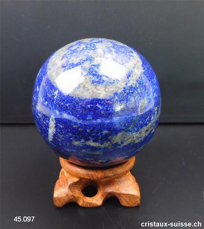 Boule Lapis-Lazuli 7,4 cm. Pièce unique 648 grammes