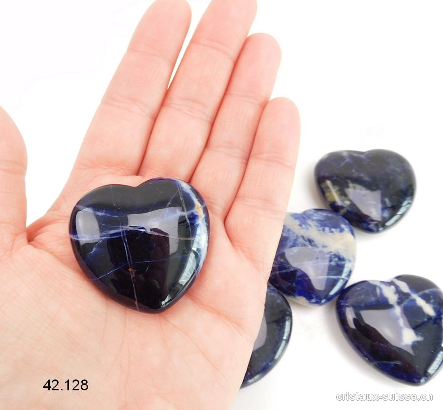 Coeur Sodalite 4,2 x 4 x 1,5 cm