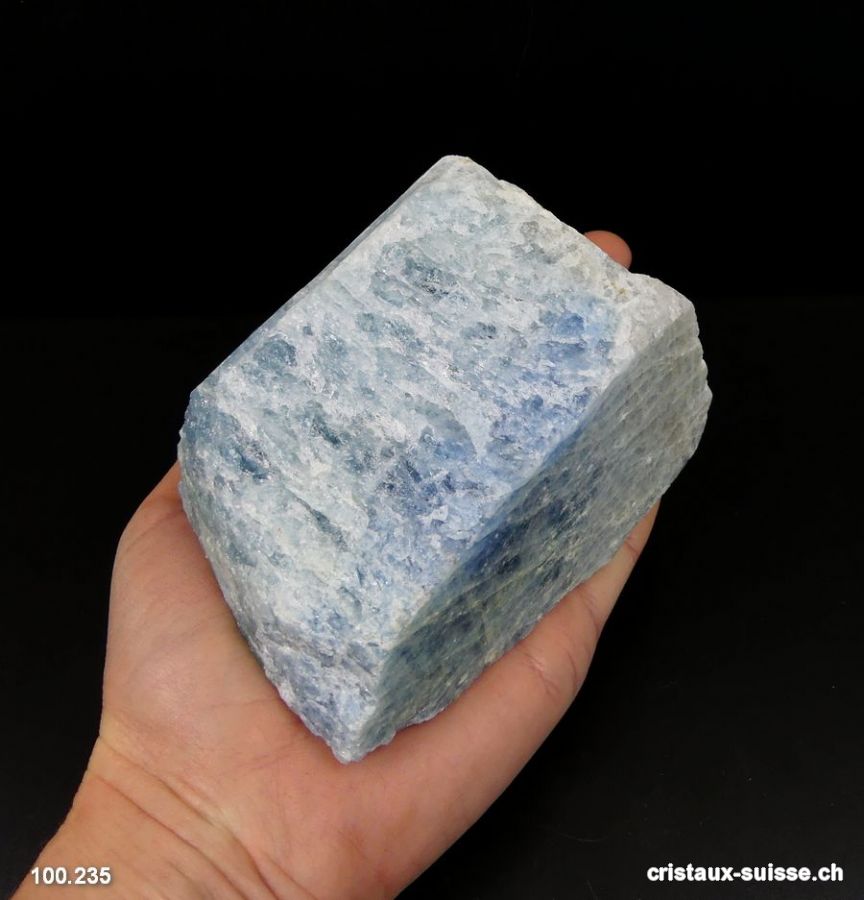Aigue-marine naturelle brute. Pièce unique 730 grammes